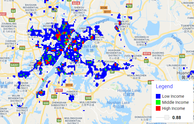 Sep.2019 Wuhan Night Lights Income Classification