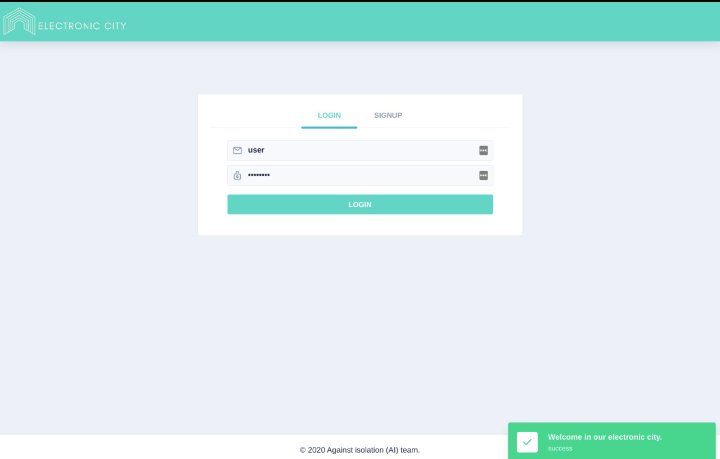 4-In another hand, if he entered the correct username and password the notification will appear to him to tell him that he can go to the homepage successfully.