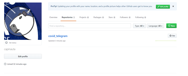 Create Github repository