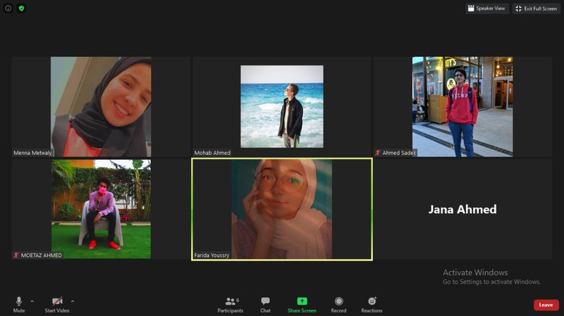 Discussing the ideas!