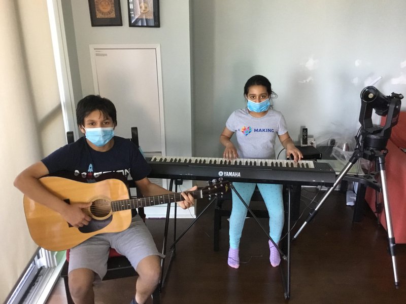 Jamming with the Data Received and analysed to create the COVID19 Lockdown Musical 