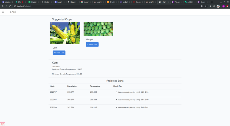 See Team i-Agri's progress in developing a smart-farming application! This work-in-progress update includes the web version of the app, and the team's farming guides that would be available to its customers. It allows them gather ideal crop conditions, as well as past and forecasted weather conditions! Stay tuned.