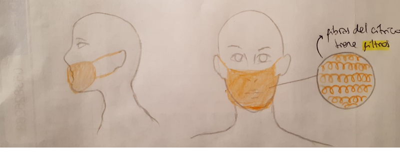 Orange mask 1st design