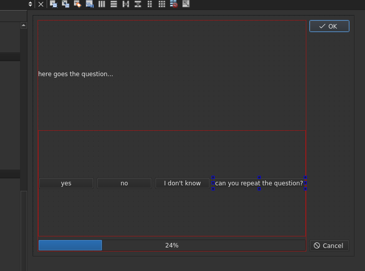 Working on the wireframe for the device application surveys...