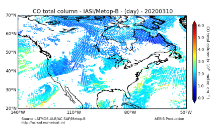10th March 2020 CO emission