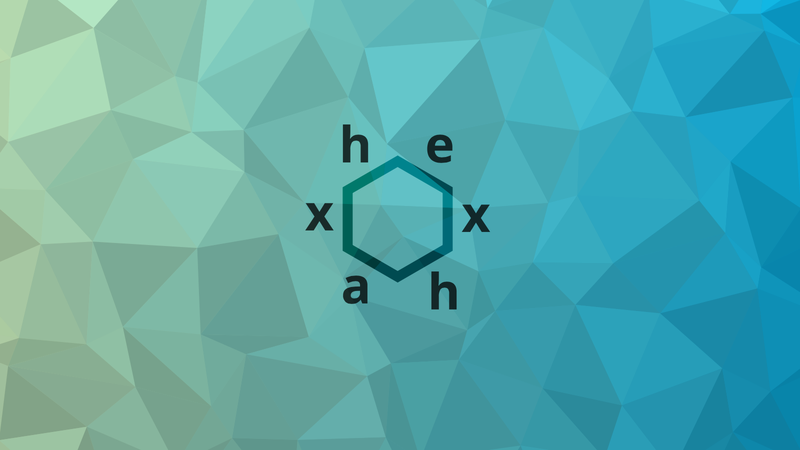 Look at HexHax's first logo design!