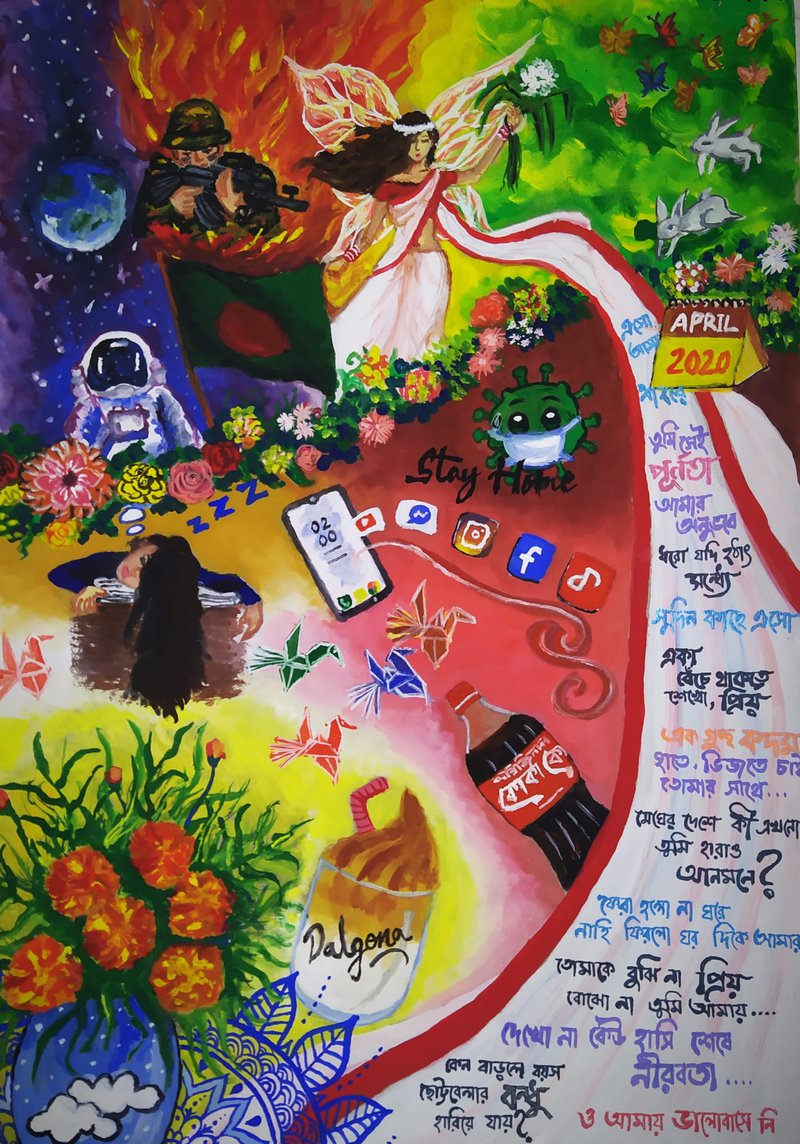 Life of a girl during lockdown! 