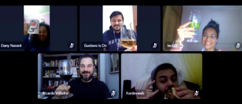 Enjoying while creating! 