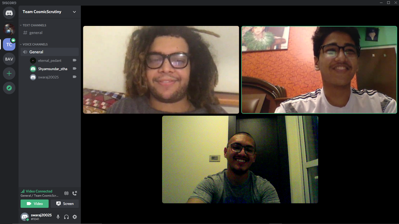 And We're done! Smiling Faces as the Tiring 48 Hrs Comes to an end..... It was a great experience and we faced a lot of challenges along the way. Regardless of the hurdles, finally completing the challenge and submitting was a great reward we all enjoyed! #SpaceApps #NASONepal