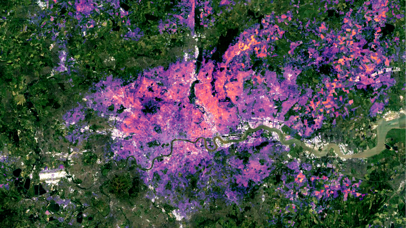 Our first attempt to look at Landsat 8 for Land Surface Temperature in London