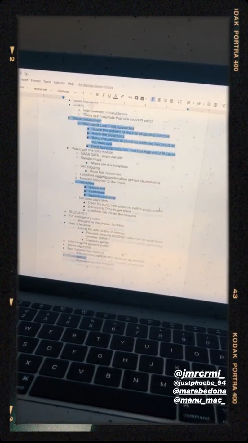 Done with brainstorming! Doing our project slides right now