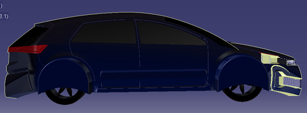 Figure 3: Internal side view without filter.