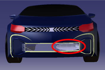 Figure 2: Cart front with filter.