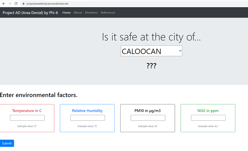 Our COVID Hotspot Prediction website!