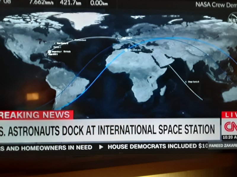 ISS docks...May 31 2020