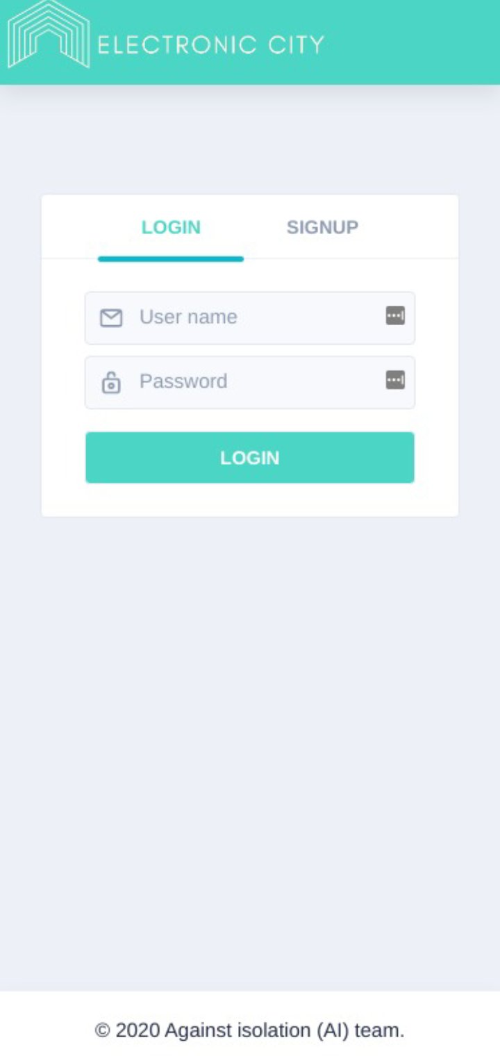 2- Login If the user has an account he can log in directly by entering his username and password.