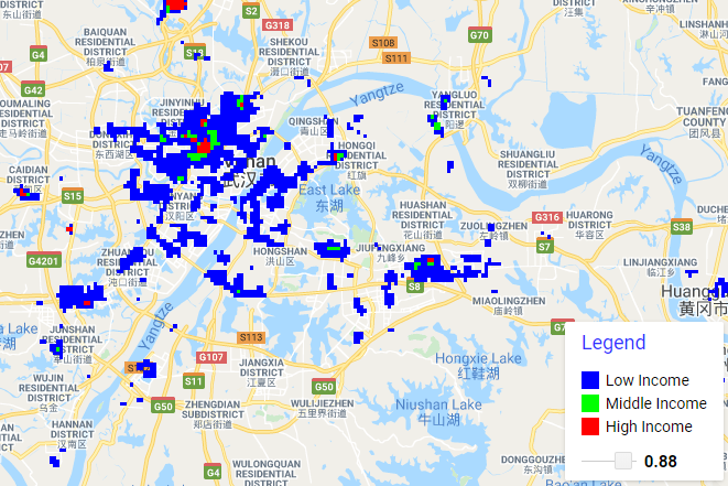 Jan.2020 Wuhan Night Lights Income Classification