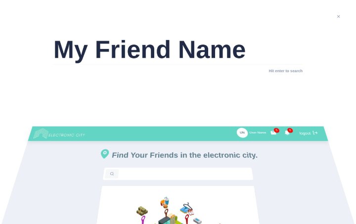 6- In the header, the user can manage his notifications, messages and go to his profile. And also he can logout. Also He can use the search feature to find his friends, favorite marketing, or restaurant, etc.
