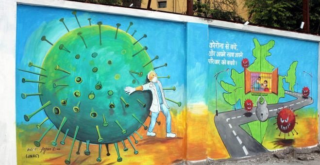 This is the image of covid-19 real situation.